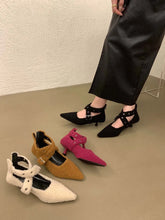 LBSFY  -  Pointed Toe Women Sandals Black White Rose Thin Mid Heels Summer Ladies Sandals 2024 New Arrivals Party Pumps Shoes Woman 35-39